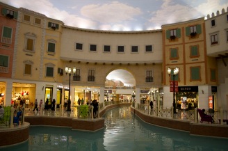 Doha's Villaggio Mall takes after Venice in Italy.