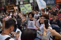 A marcher at the parade dressed up as Tsai Ing-wen, Taiwan’s current president who supports gay rights.